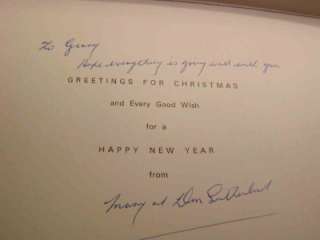 NIXON White House CHRISTMAS CARD from Windsor Castle  