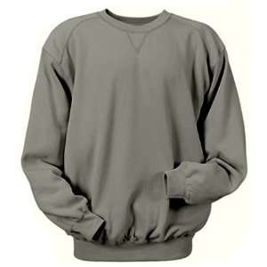  Badger Crew Neck Fleece Sweatshirts 13 Colors CHARCOAL AXL 