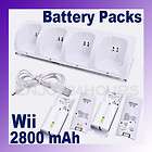 2800mAh Battery Charger Dock Station For Wii Remote
