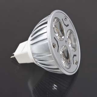 3W MR16 3LED Warm White Bulb 12V 3*1W Spot Lamp Downlight  