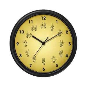  Hands of Time Asl Wall Clock by 