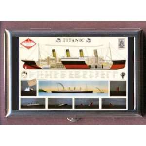  TITANIC MAP DIAGRAM Coin, Mint or Pill Box Made in USA 