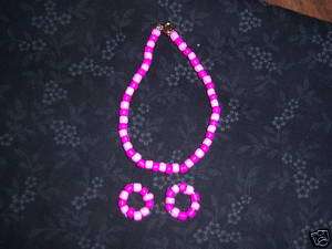 Handmade Zhu Zhu pet necklace and earring set  