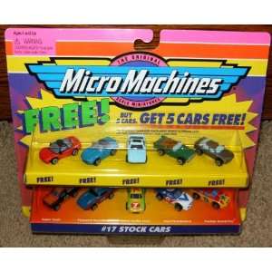   Micro Machines Stock Cars #17 Collection w/5 Bonus Cars Toys & Games