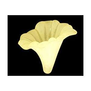  Lucite Lemon Trumpet Flower 35x28mm Charms Arts, Crafts 