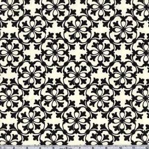  54 Wide Waverly Courtyard Black Fabric By The Yard Arts 