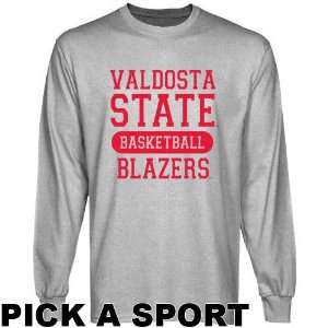  Valdosta State Blazers Ash Custom Sport Long Sleeve T 