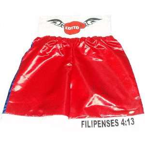   and Blue Fight Model Boxing Trunks 