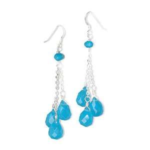   Strand Briolette Blue Glass Earrings West Coast Jewelry Jewelry