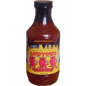 Kansas City Cowtown BBQ Sauce, 18 fl oz  Grocery & Gourmet 