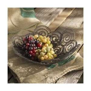  French Wire Fruit and Vegetables Basket, Wired Fruit Bowl 